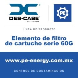 Des-Case Elemento de filtro de cartucho serie 60G - Des-Case Elemento de filtro de cartucho serie 60G