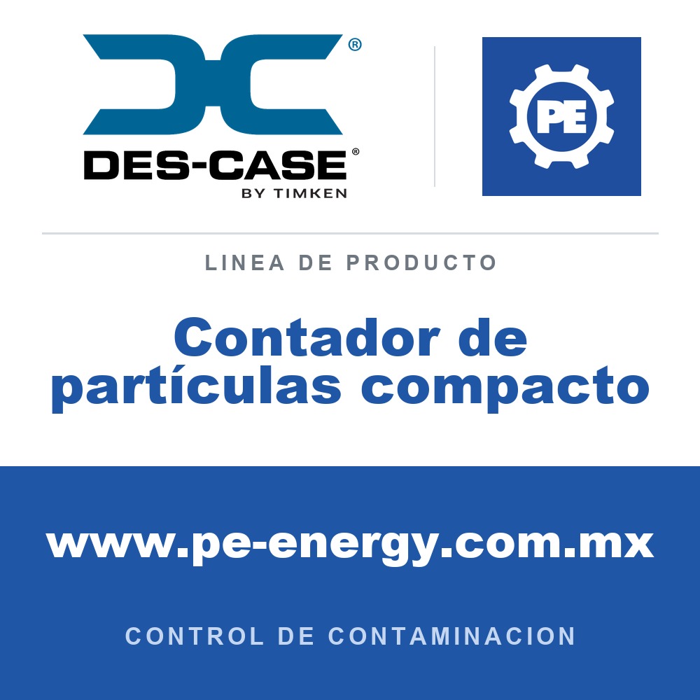Des-Case Contador de partículas compacto - Des-Case Contador de partículas compacto