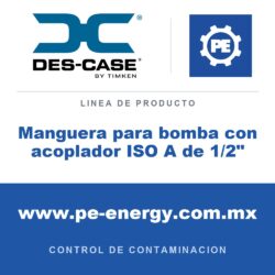 Des-Case Manguera para bomba con acoplador ISO A de 1/2" - Des-Case Manguera para bomba con acoplador ISO A de 1/2"
