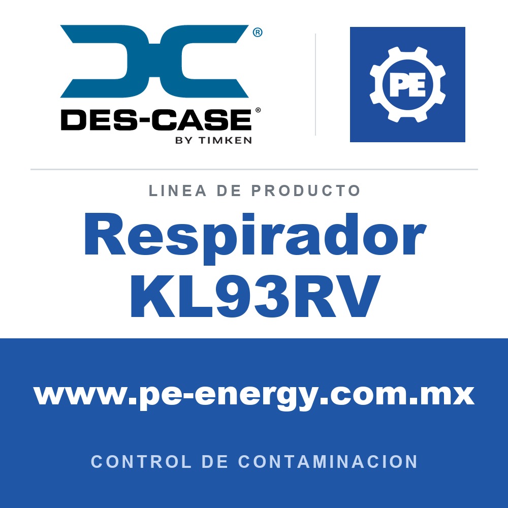Des-Case Respirador KL93RV - Des-Case Respirador KL93RV