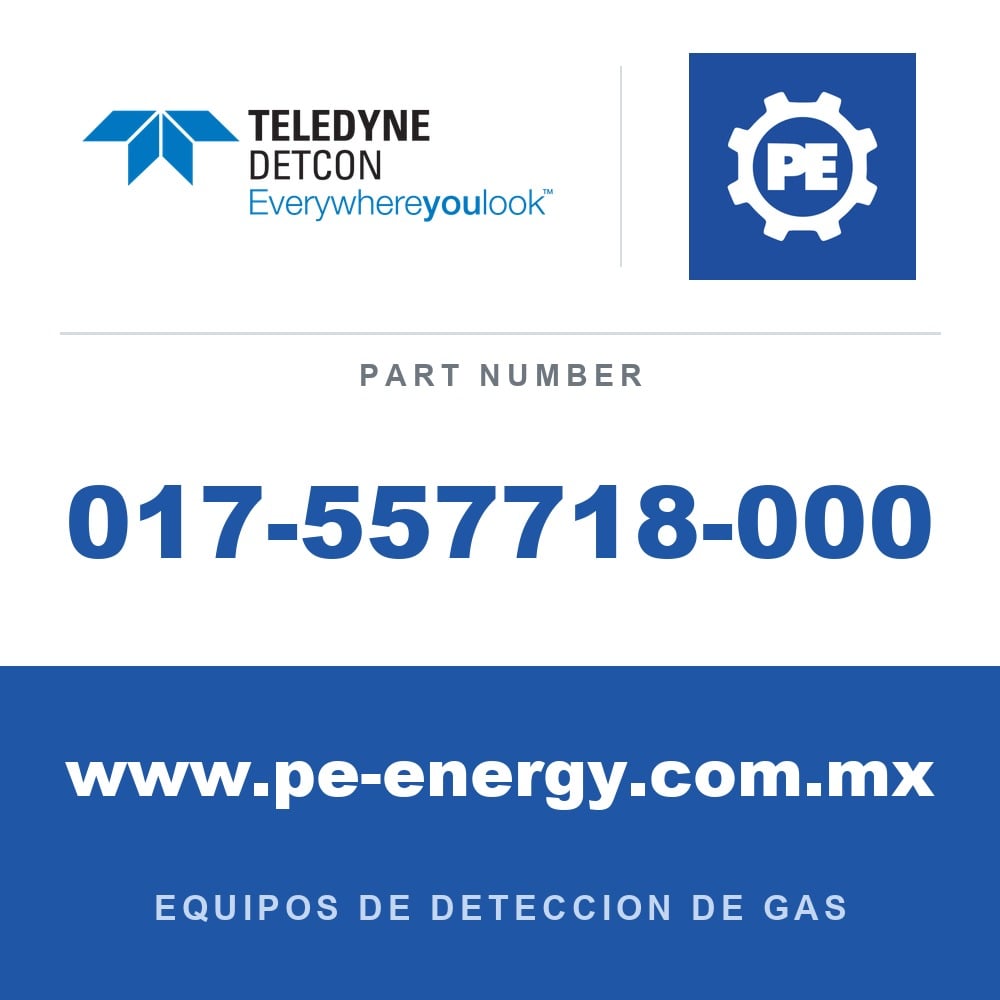 Detcon 017-557718-000 - Teledyne Detcon 017-557718-000 Junta tórica (utilizada para asegurar el paquete de control de humedad)
