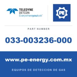 Detcon 033-003236-000 - Teledyne Detcon 033-003236-000 Filtro de repuesto para protector contra polvo en ubicaciones hostiles
