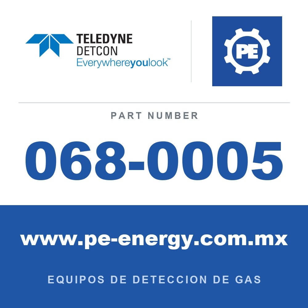 Detcon 068-0005 - Teledyne Detcon 068-0005 Tubería TEFLON PFA, diámetro exterior de 1/4”, 1'