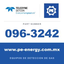 Detcon 096-3242 - Teledyne Detcon 096-3242 Ensamblaje del adaptador de calibración (No ATEX)