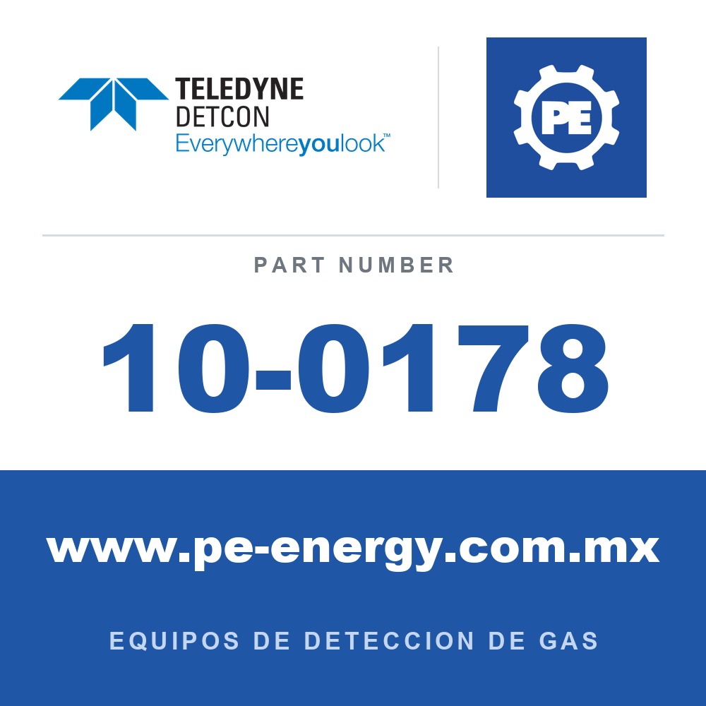 Detcon 10-0178 - Teledyne Detcon 10-0178 Carcasa de expansión NEMA 4X para hasta 8 PCB de opciones