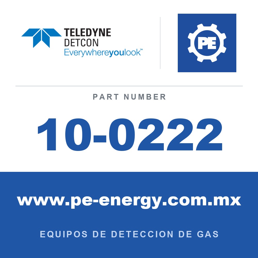 Detcon 10-0222 - Teledyne Detcon 10-0222 Tarjeta de opción de seis relés