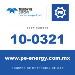 Detcon 10-0321 - Teledyne Detcon 10-0321 Placa de expansión de posición en rack de 19" (añade hasta 6 posiciones opcionales)