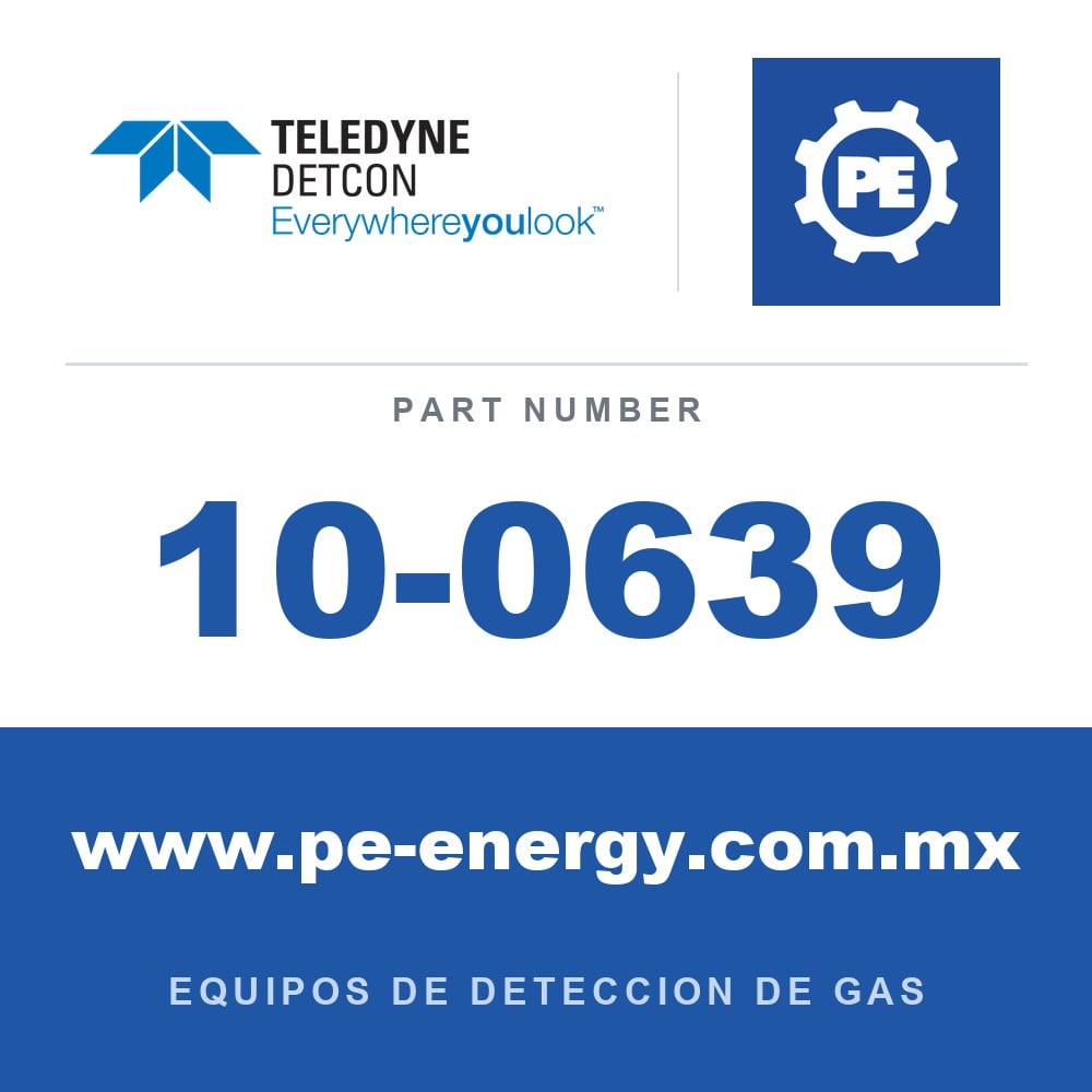 Detcon 10-0639 - Teledyne Detcon 10-0639 Tarjeta de opción de salida analógica