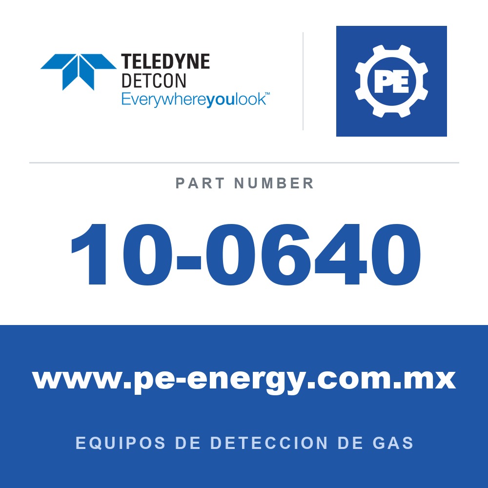 Detcon 10-0640 - Teledyne Detcon 10-0640 Tarjeta de opción de relé programable