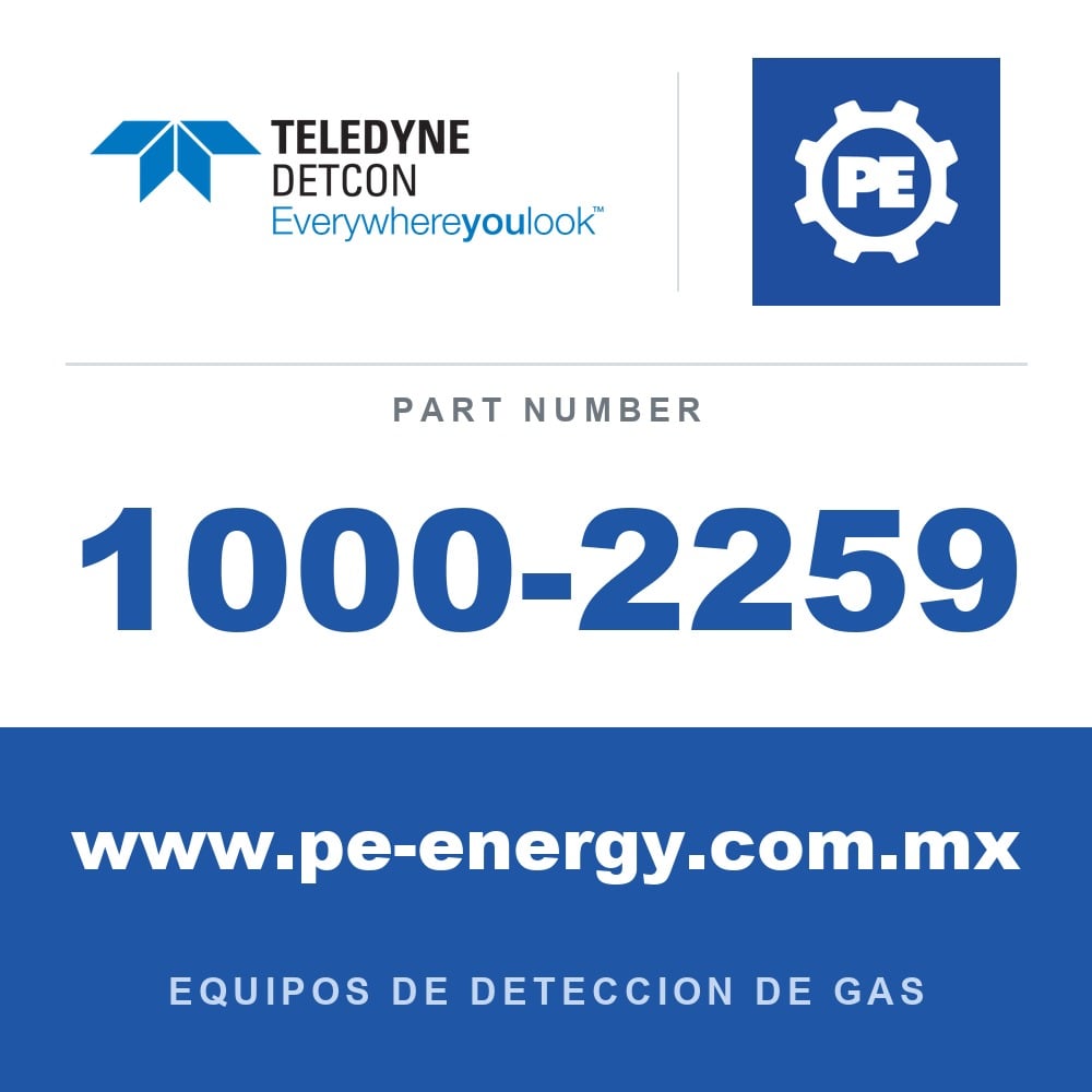 Detcon 1000-2259 - Teledyne Detcon 1000-2259 Fuente de alimentación de 50W CA a CC: no disponible en versiones compactas o NEMA7
