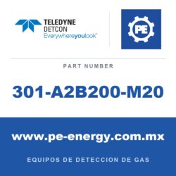 Detcon 301-A2B200-M20 - Teledyne Detcon 301-A2B200-M20 Latón M20/ cable 9