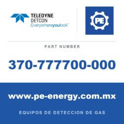 Detcon 370-777700-000 - Teledyne Detcon 370-777700-000 ClO2, sensor enchufable de dióxido de cloro 0-1 ppm para DM-500