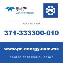 Detcon 371-333300-010 - Teledyne Detcon 371-333300-010 Sensor enchufable de HF, fluoruro de hidrógeno, para DM-100