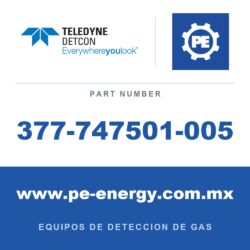 Detcon 377-747501-005 - Teledyne Detcon 377-747501-005 Br2, sensor enchufable de bromo para DM-700