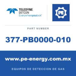 Detcon 377-PB0000-010 - Teledyne Detcon 377-PB0000-010 Sensor de fotoionización enchufable para PI-700-10 (0-10ppm)