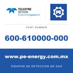 Detcon 600-610000-000 - Teledyne Detcon 600-610000-000 Protector contra salpicaduras para sensor con puerto de calibración integrado TP-424/TP-524/TP-624