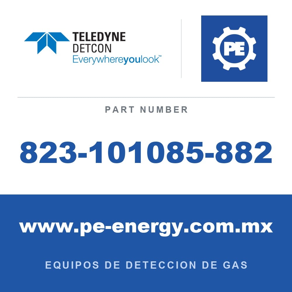 Detcon 823-101085-882 - Teledyne Detcon 823-101085-882 Filtro de membrana Genie