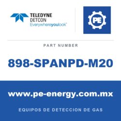 Detcon 898-SPANPD-M20 - Teledyne Detcon 898-SPANPD-M20 Tapón de cierre M20 niquelado