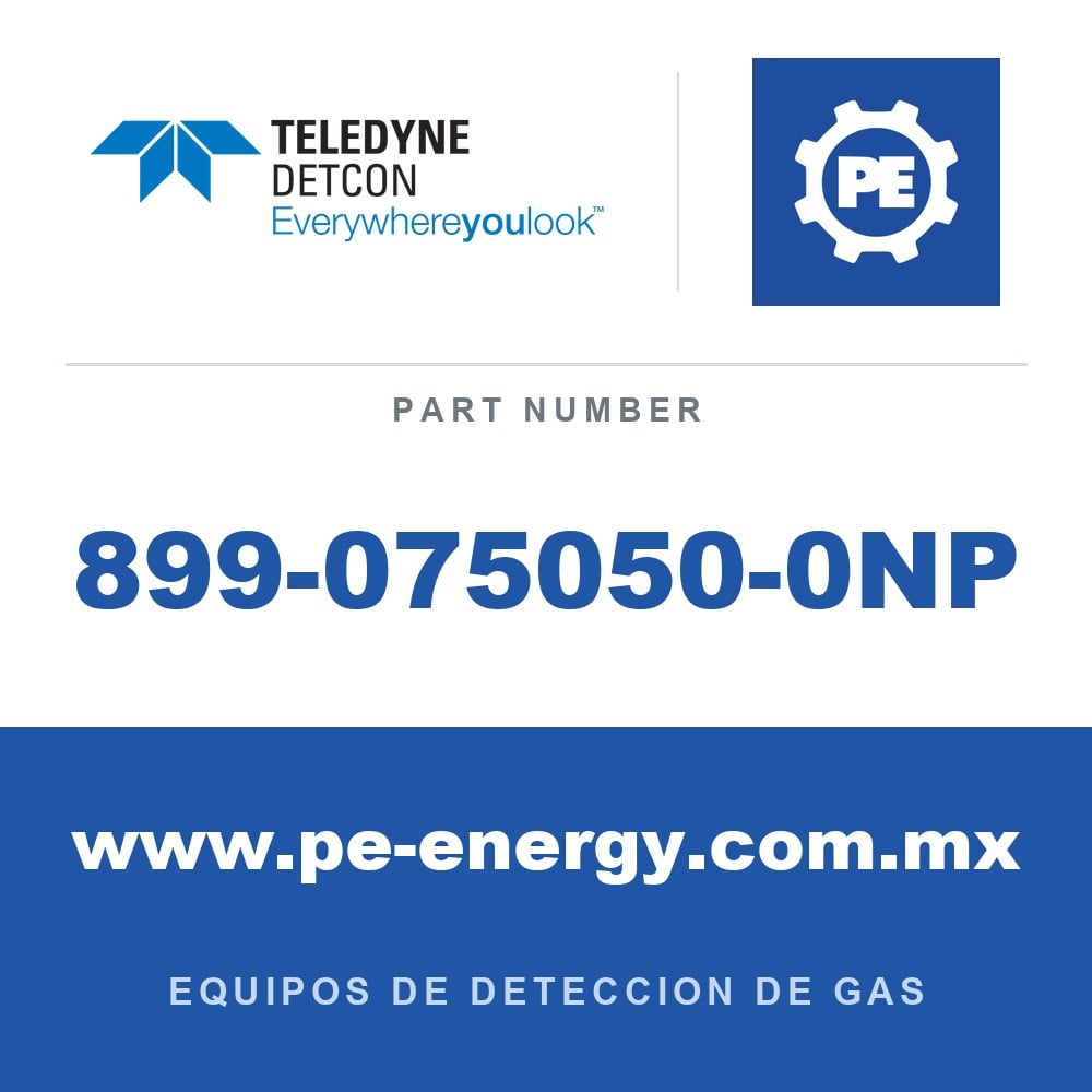 Detcon 899-075050-0NP - Teledyne Detcon 899-075050-0NP Adaptador de 3/4" NPT macho a 1/2" NPT hembra niquelado