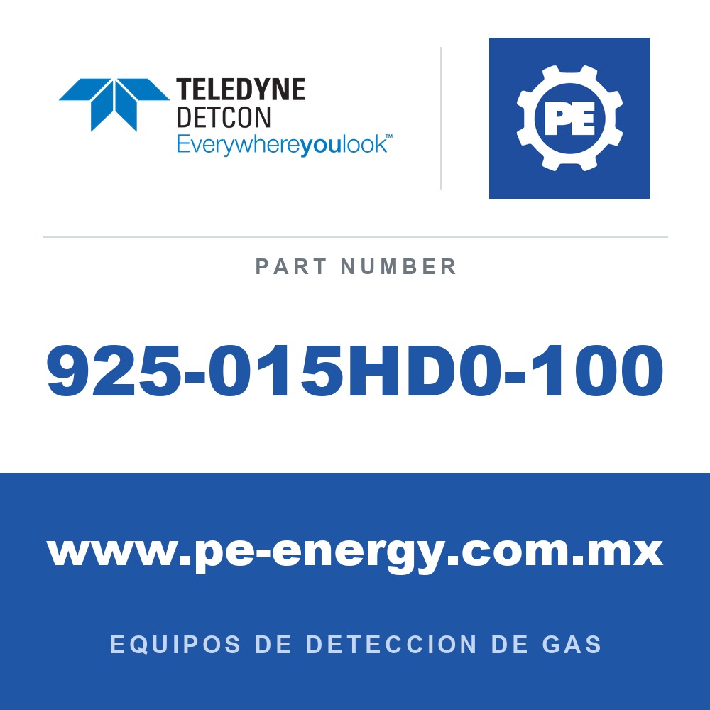 Detcon 925-015HD0-100 - Teledyne Detcon 925-015HD0-100 Módulo transmisor enchufable (Modelo TP-524D) con Hart
