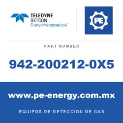 Detcon 942-200212-0X5 - Teledyne Detcon 942-200212-0X5 PH3, Fosfina 0