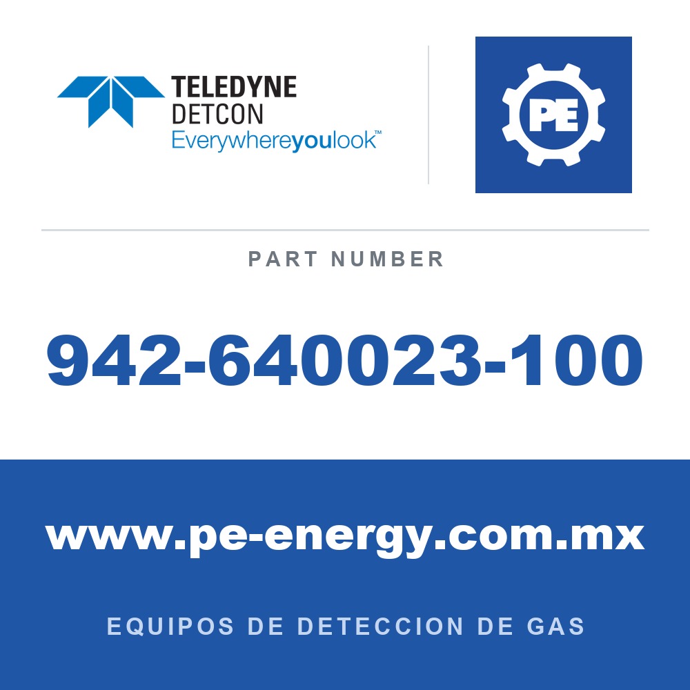 Detcon 942-640023-100 - Teledyne Detcon 942-640023-100 N2, Nitrógeno 99