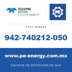 Detcon 942-740212-050 - Teledyne Detcon 942-740212-050 Cl2, cloro 50 ppm nitrógeno