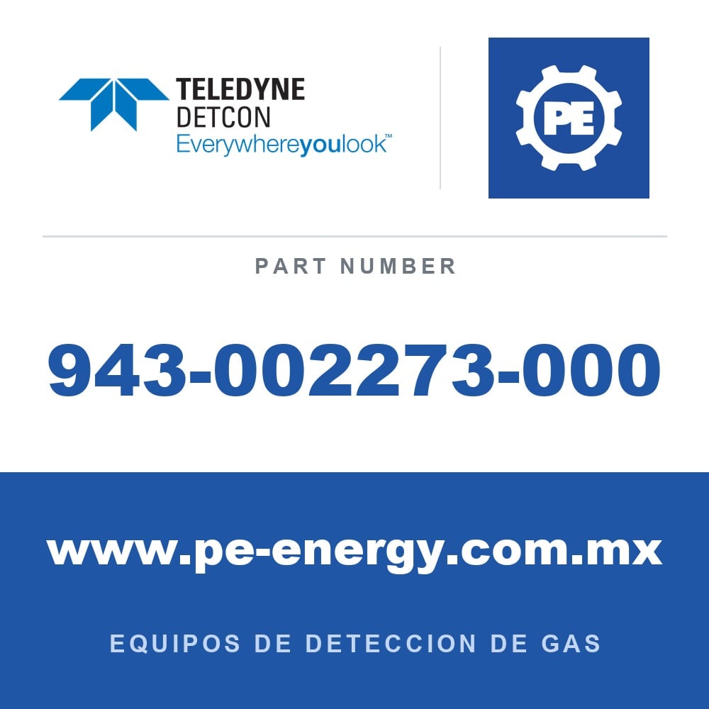 Detcon 943-002273-000 - Teledyne Detcon 943-002273-000 Protector contra polvo para ubicaciones hostiles (se ajusta a 1