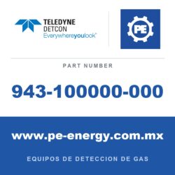 Detcon 943-100000-000 - Teledyne Detcon 943-100000-000 Kit de gas de span completo con regulador de flujo fijo de 1 litro, 6 pies de manguera, humidificador, funda de calibración/p