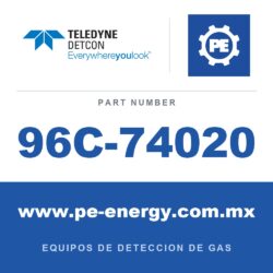 Detcon 96C-74020 - Teledyne Detcon 96C-74020 Conjunto de sensor de Cloro, modelo CXT-DM-CL2, 0-10 ppm