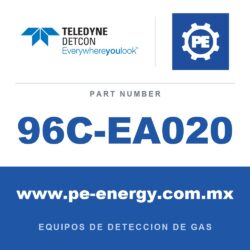 Detcon 96C-EA020 - Teledyne Detcon 96C-EA020 Ensamblaje de sensor de gas tóxico SmartWireless Model CXT-DM, 0-100 ppm Acetaldehído (C2H3O)