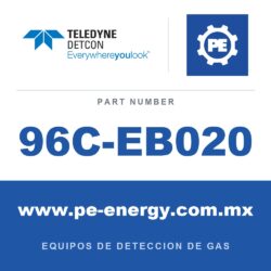 Detcon 96C-EB020 - Teledyne Detcon 96C-EB020 Ensamblaje de sensor de gas tóxico SmartWireless Model CXT-DM, 0-100 ppm Butadieno (C4H6)