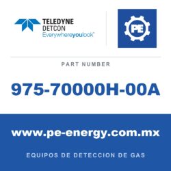 Detcon 975-70000H-00A - Teledyne Detcon 975-70000H-00A Módulo de relé de alarma o control remoto con Hart en gabinete de aluminio