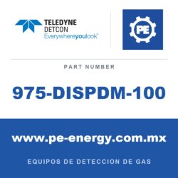 Detcon 975-DISPDM-100 - Teledyne Detcon 975-DISPDM-100 Ensamblaje de pantalla alimentada por lazo con caja de conexiones de aluminio