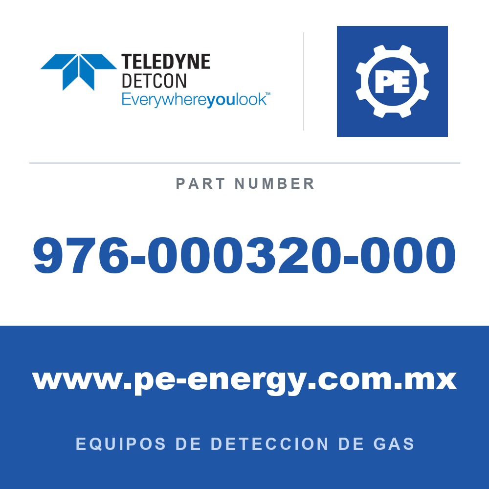 Detcon 976-000320-000 - Teledyne Detcon 976-000320-000 Radio/Antena RXT-320 para N7X