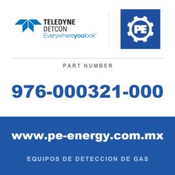Detcon 976-000321-000 - Teledyne Detcon 976-000321-000 Modelo RXT-320 con caja de conexiones de aluminio y placa de terminales