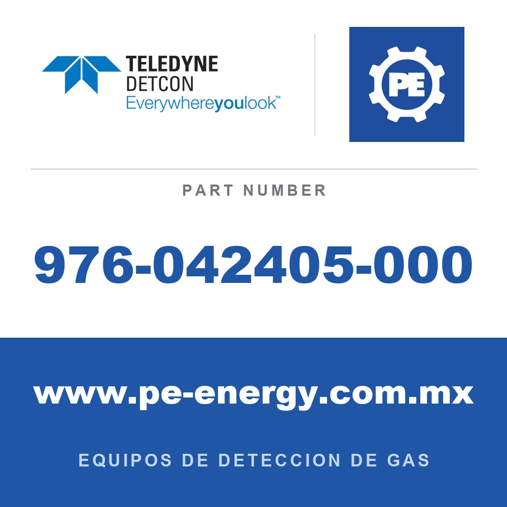 Detcon 976-042405-000 - Teledyne Detcon 976-042405-000 Antena de goma de 5 Db