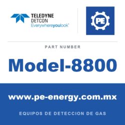 Detcon Model-8800 - Teledyne Detcon Model-8800 Controlador de detección de gas multicanal, CSA Class 1 Div 2, carcasa NEMA 4X, configurado bajo pedido