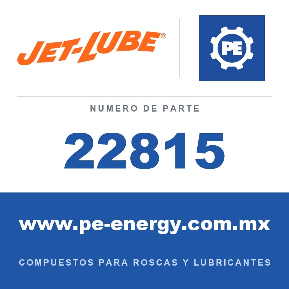 Jet-Lube 22815 - 22815 - Jet-Lube ThreadSeal Compuesto para roscas sin plomo ni zinc