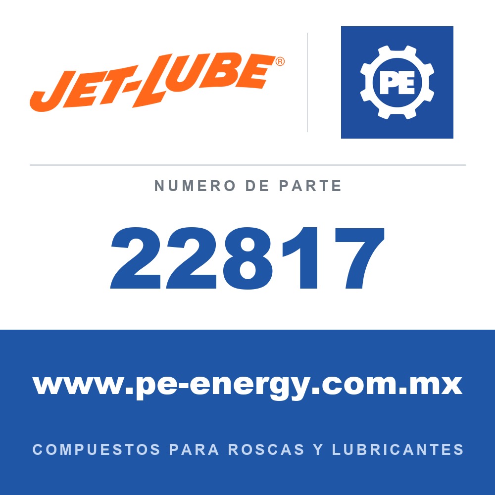 Jet-Lube 22817 - 22817 - Jet-Lube ThreadSeal Compuesto para roscas sin plomo ni zinc