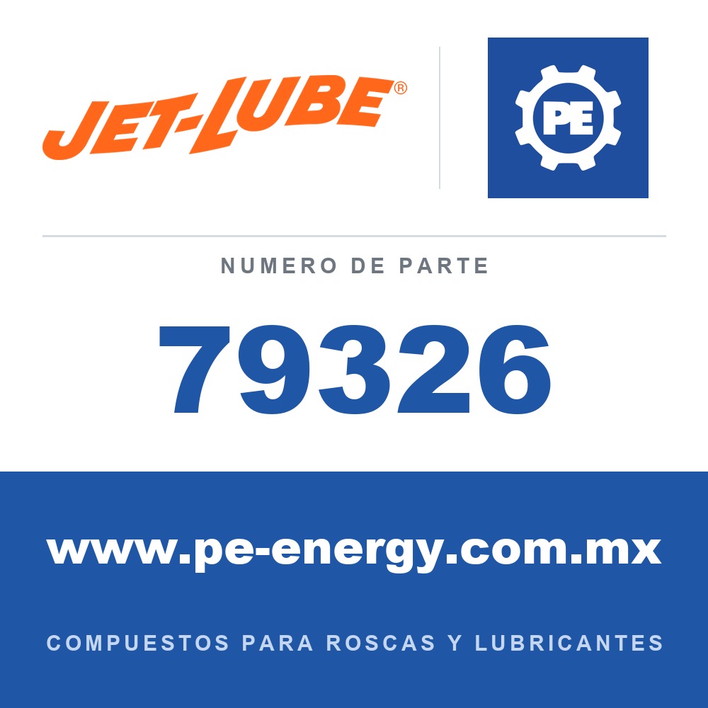 Jet-Lube 79326 - 79326 - Jet-Lube Gear Oil FG ISO 1000 Tambor de 400 lb