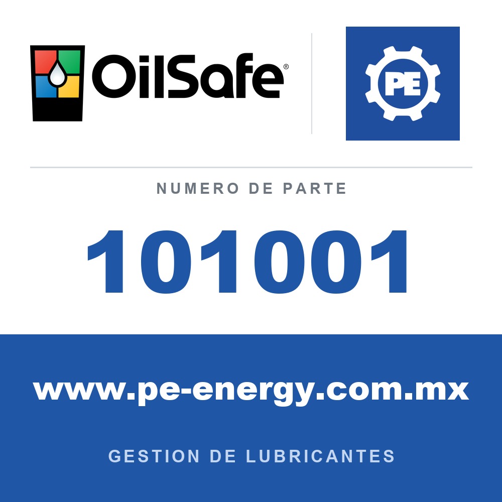 OilSafe 101001 - OilSafe - Tambor de 1.5 litros/cuarto de galón estadounidense