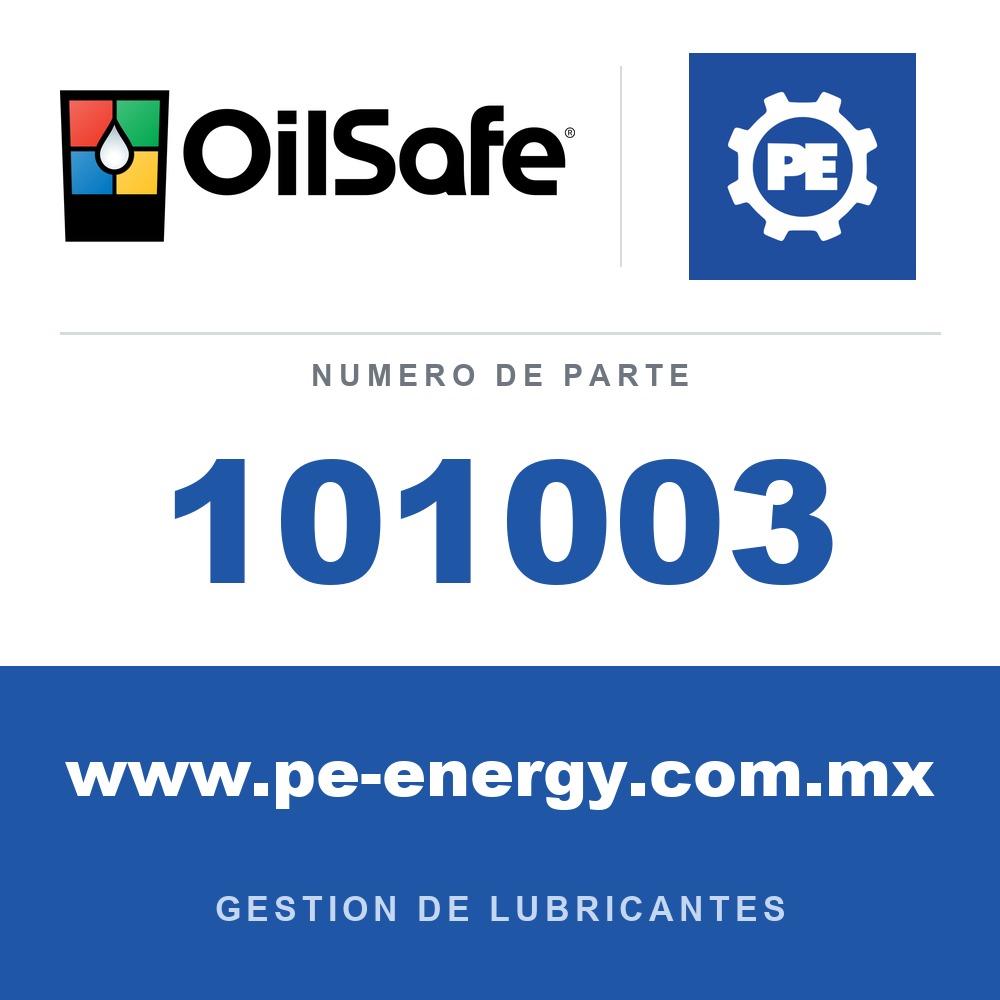 OilSafe 101003 - Tambor de 3 Litros/US Quart de OilSafe