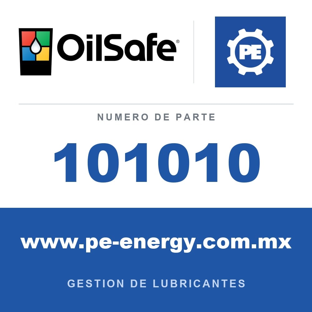 OilSafe 101010 - OilSafe - Tambor de 10 litros/cuarto de galón estadounidense