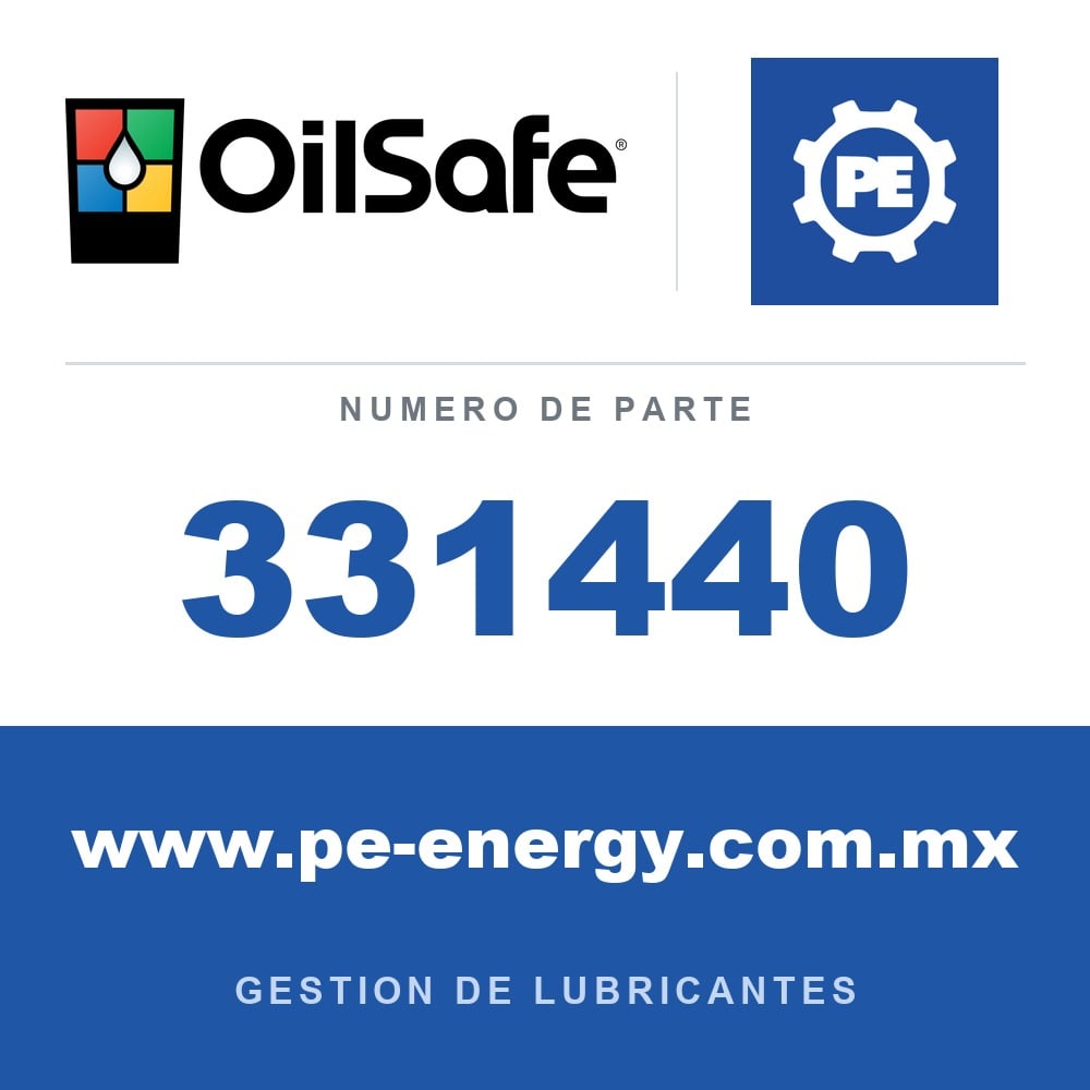 OilSafe 331440 - OilSafe Bomba de llenado de grasa