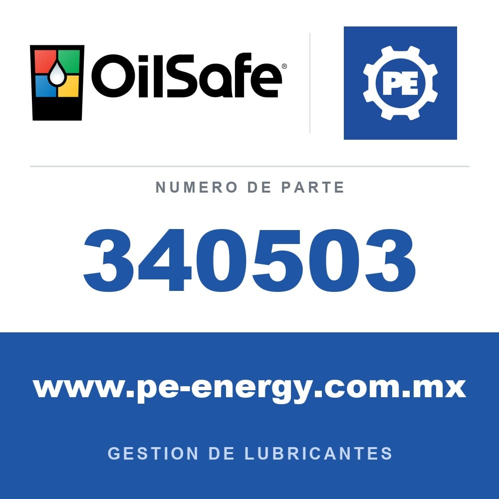 OilSafe 340503 - Boquillas de engrase OilSafe - 1/8" 90° - Cortas, caja de 5