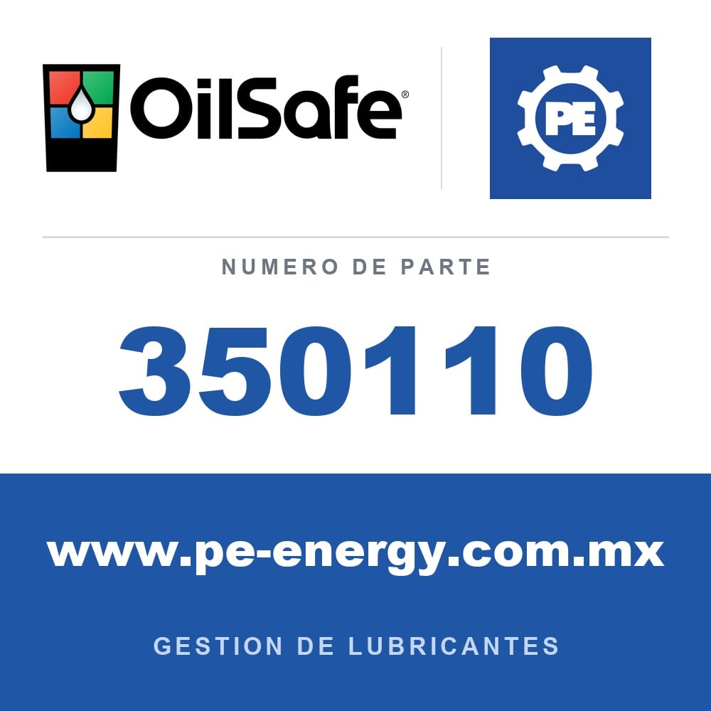 OilSafe 350110 - OilSafe Batería recargable 18.5v, 1.5 AH, Li Ion