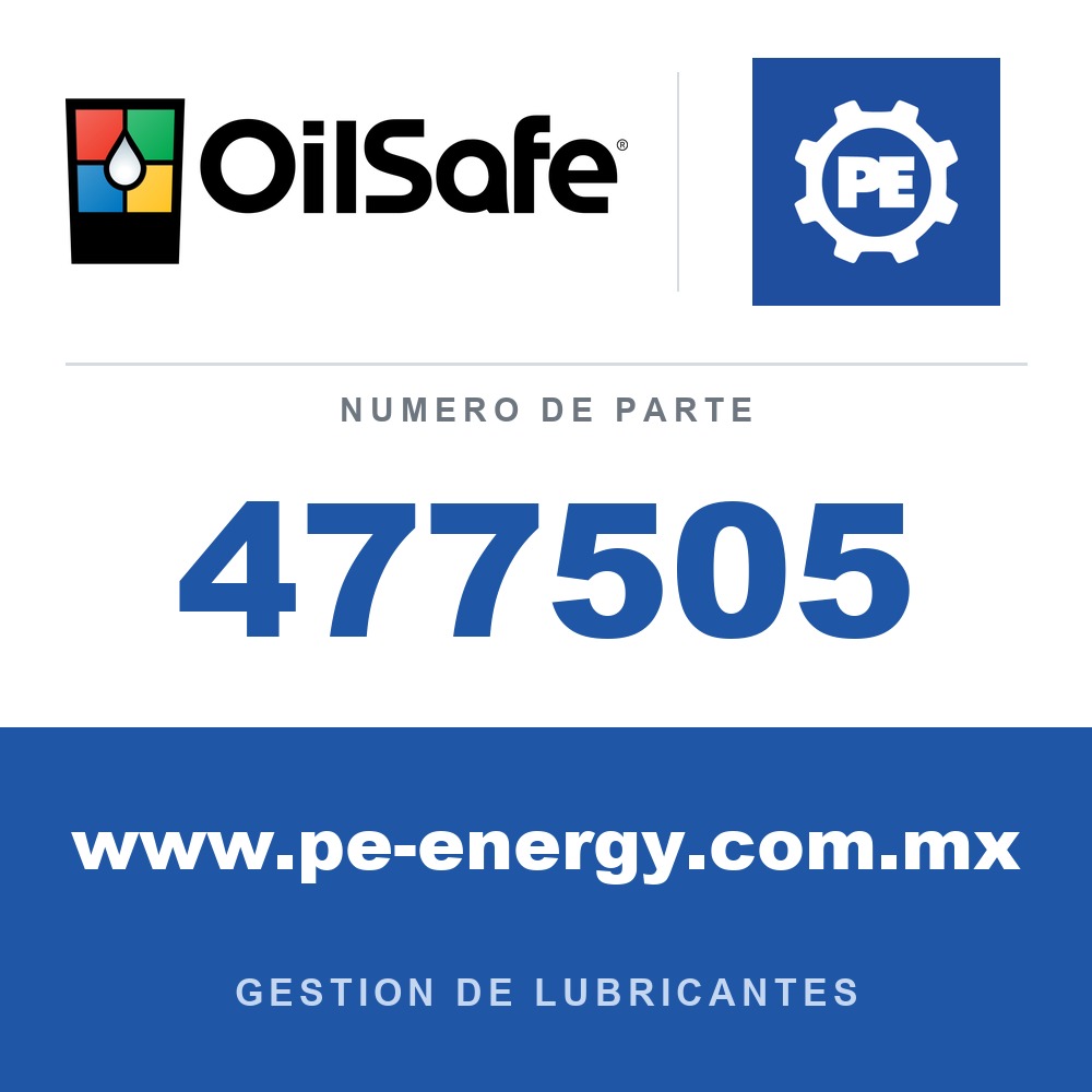 OilSafe 477505 - OilSafe Kit de cubo con roscas NPT de 3/4", 4 tapones de acero inoxidable y válvula de muestreo de alto flujo