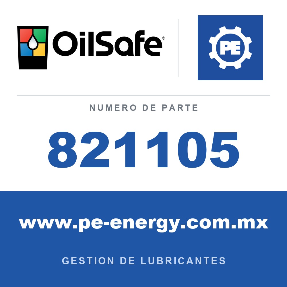 OilSafe 821105 - OilSafe Indicador de nivel de tanque (30G/65G/120G) - Montaje superior, flotador mecánico
