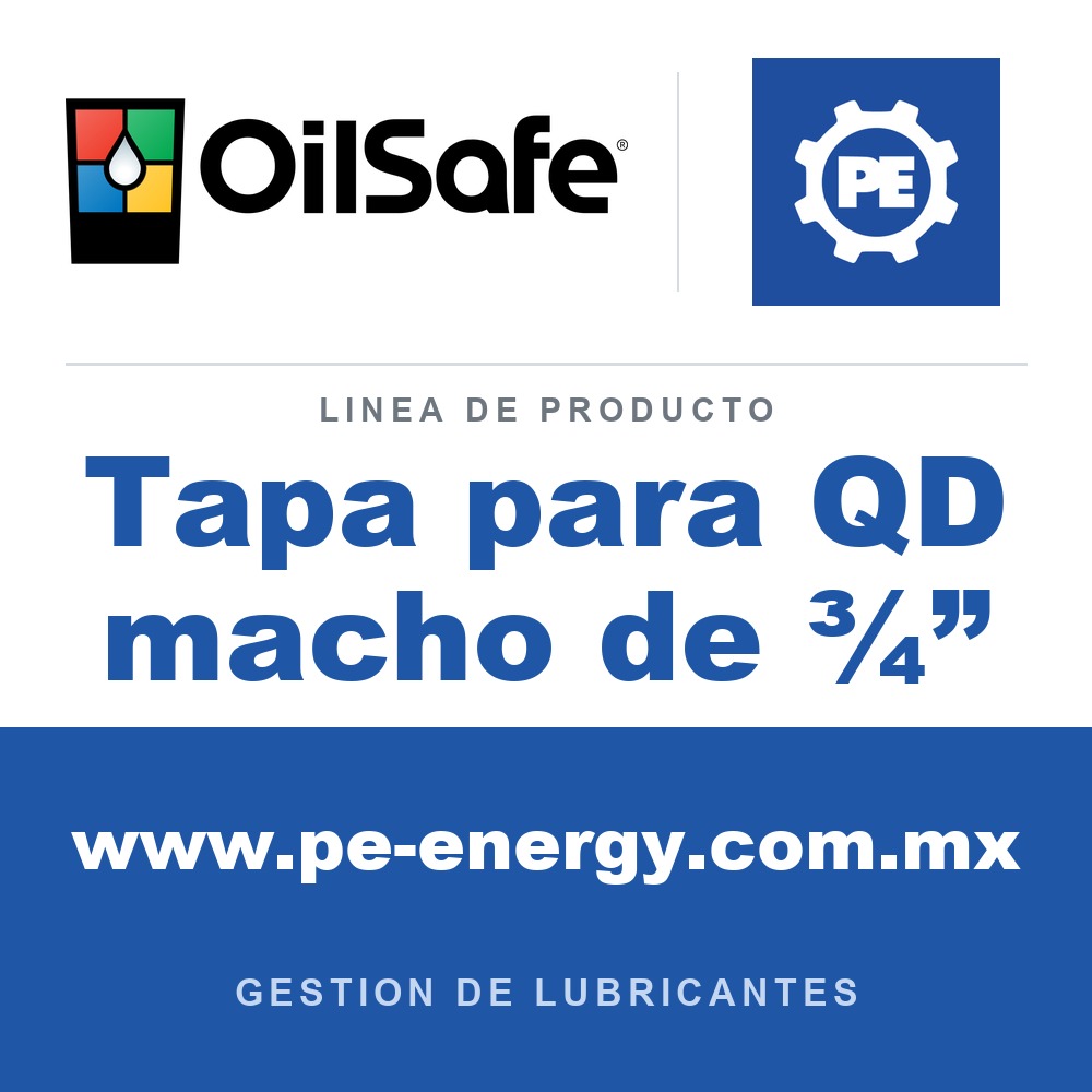 OilSafe Tapa para QD macho de ¾” - OilSafe Tapa para QD macho de ¾”